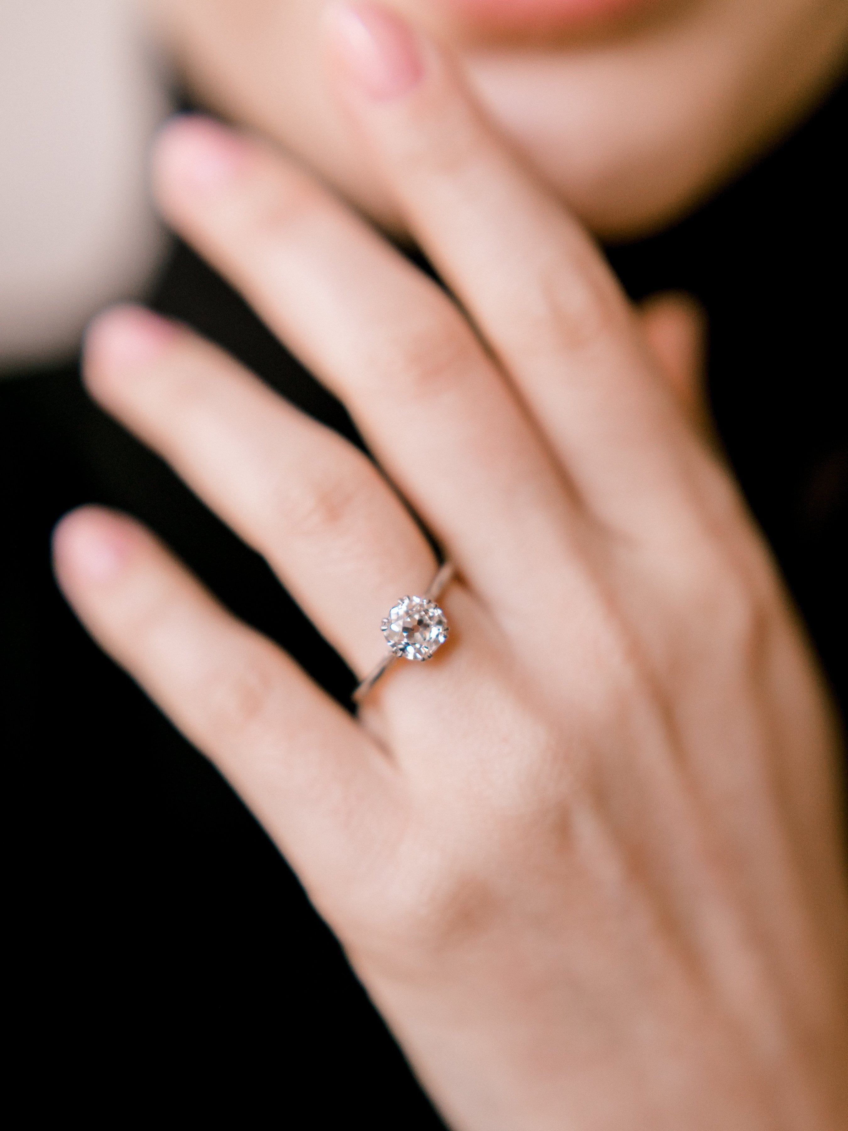 1.57ct old mine cut cushion