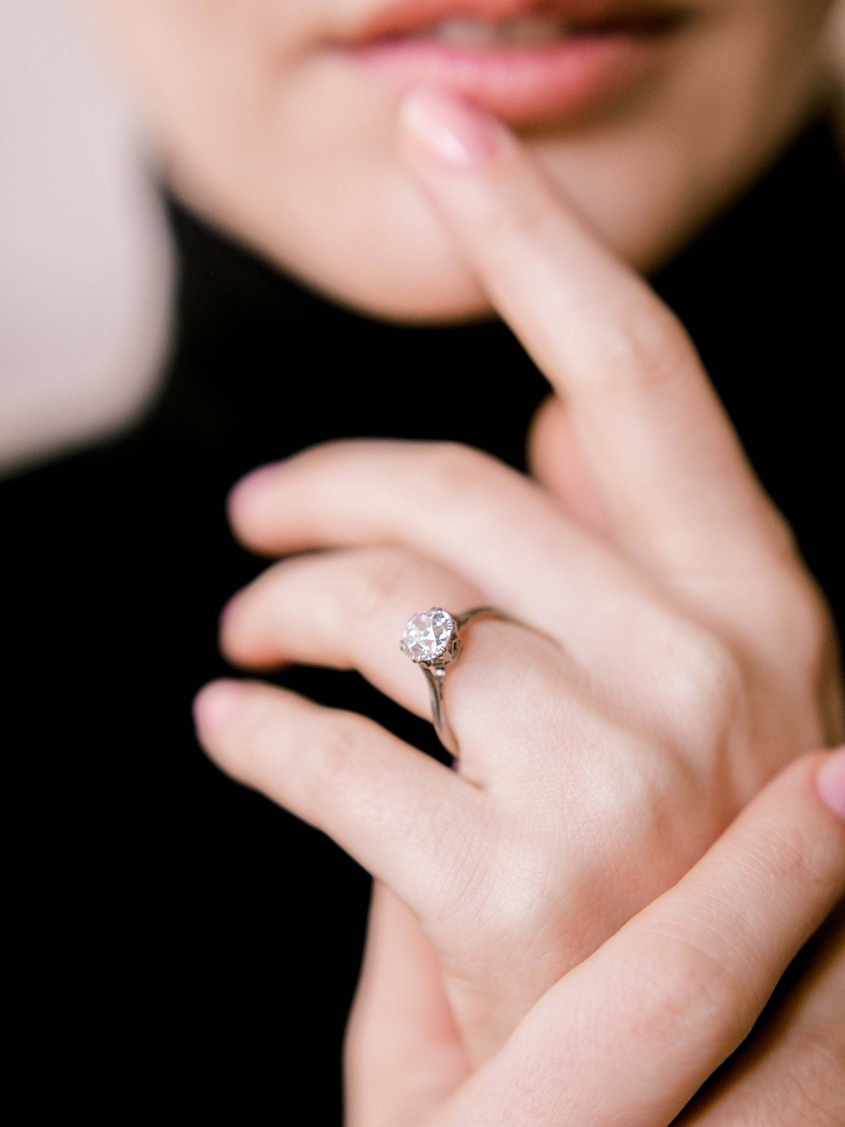 1.57ct old mine cut cushion