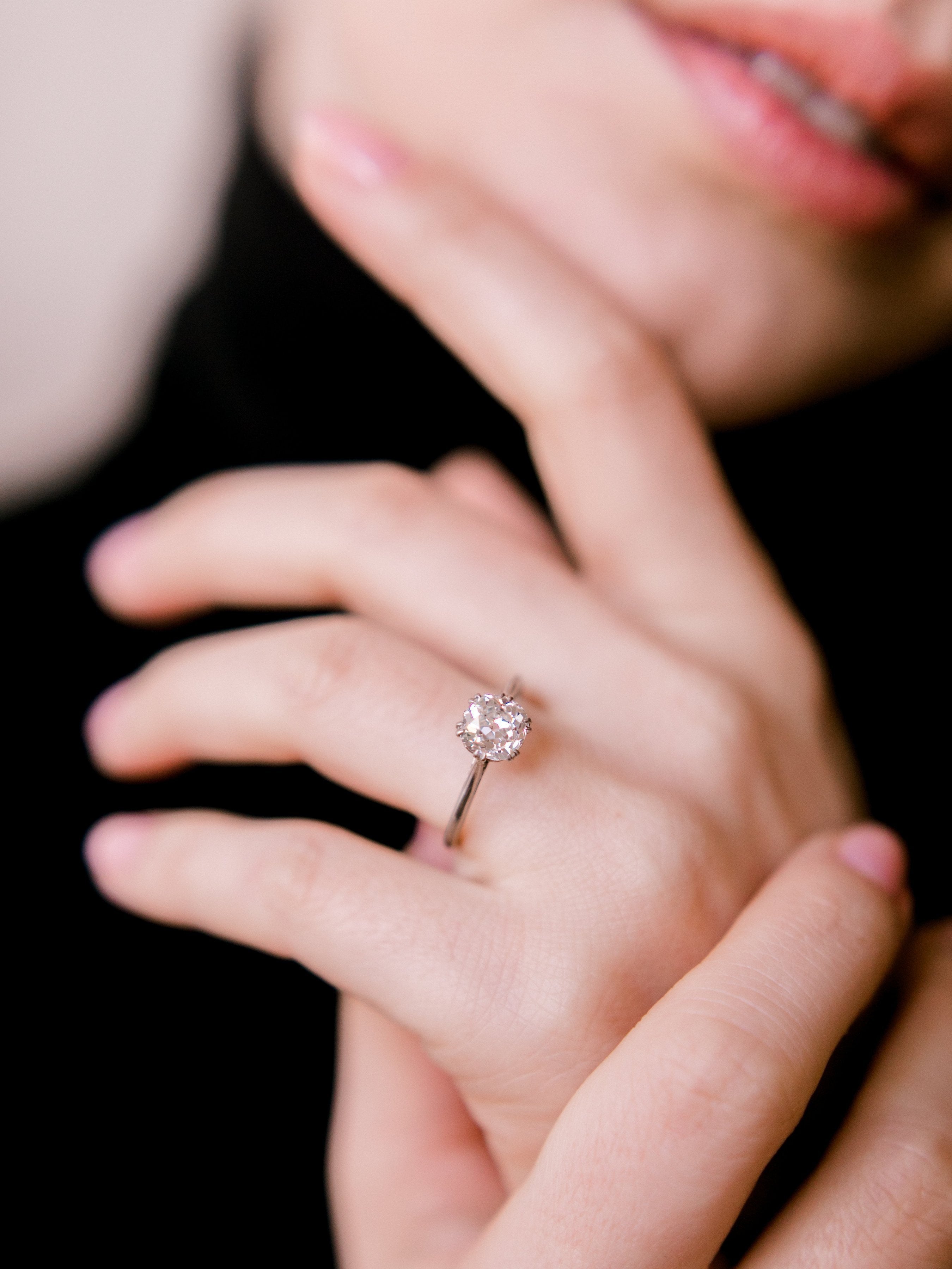 1.57ct old mine cut cushion