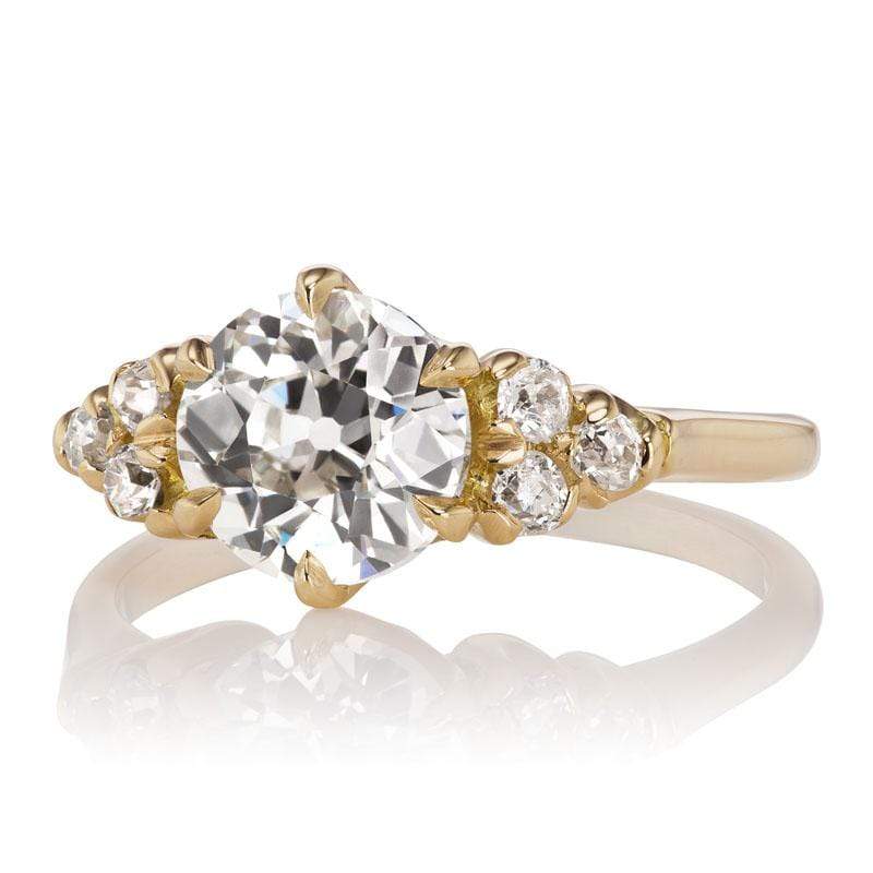 1.58ct old European cut diamond diamond engagement ring