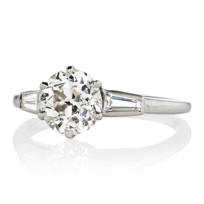 1.59ct old European cut diamond diamond engagement ring