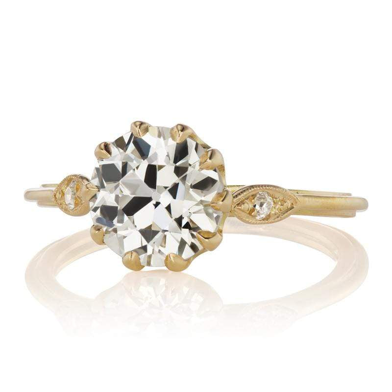 1.60ct old European cut diamond diamond engagement ring