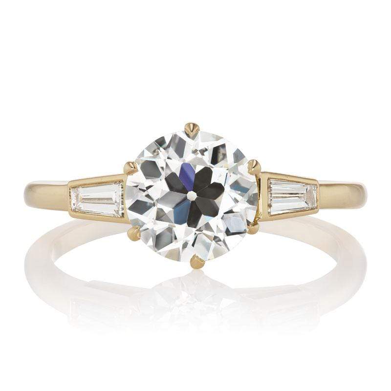 Tapered Baguette Style 1.62 ct Diamond Ring