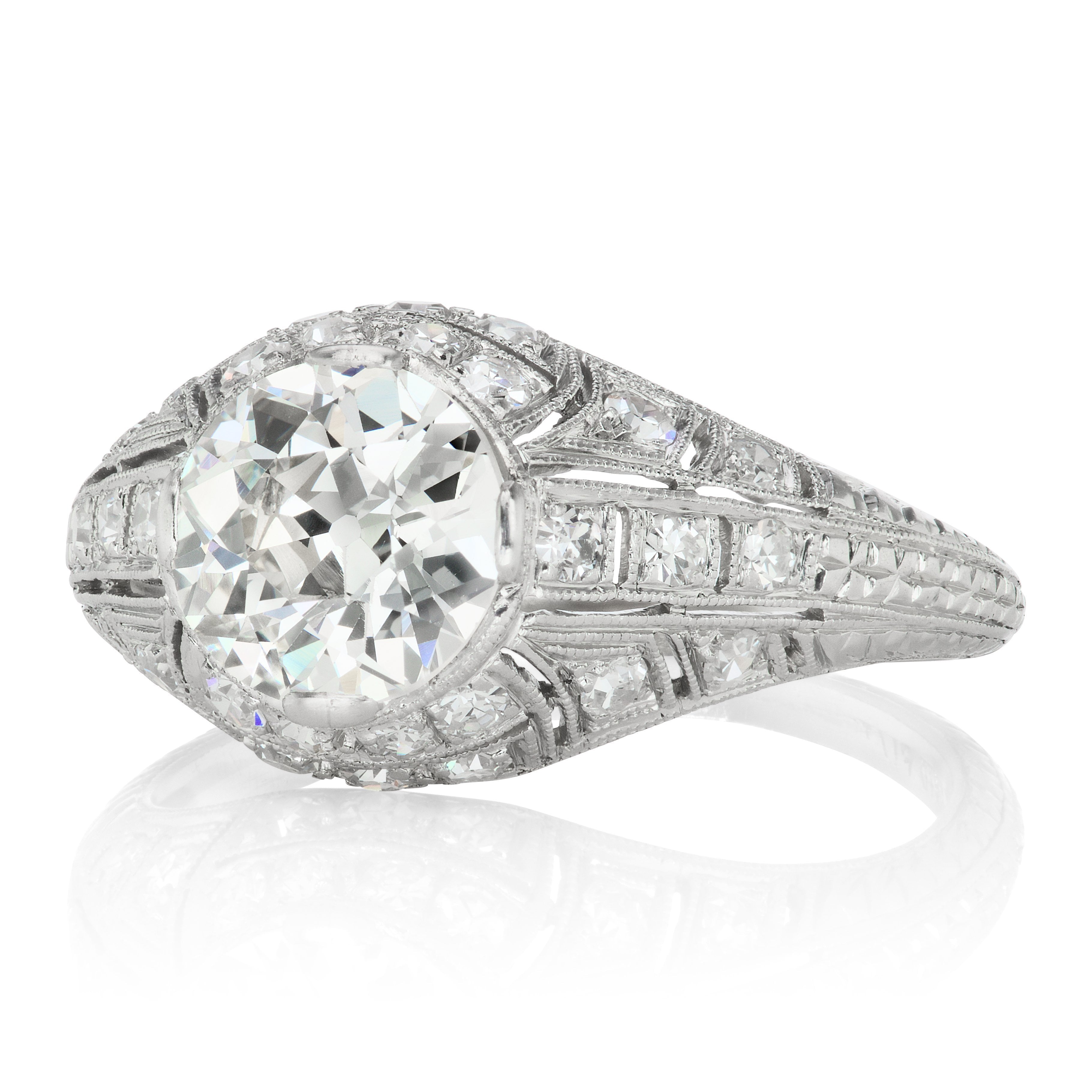 1.63ct old European cut diamond