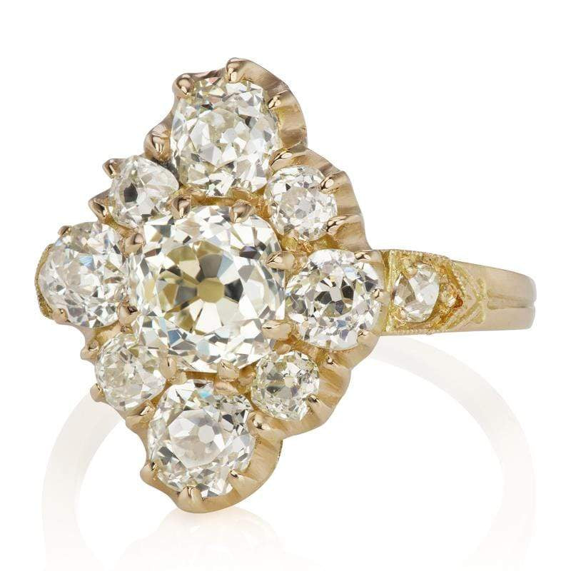 1.63ct old mine cut diamond diamond