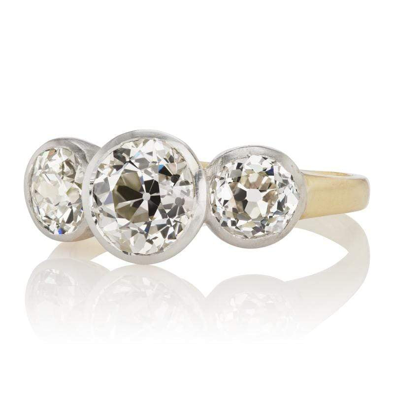 1.64ct old European cut diamond diamond engagement ring