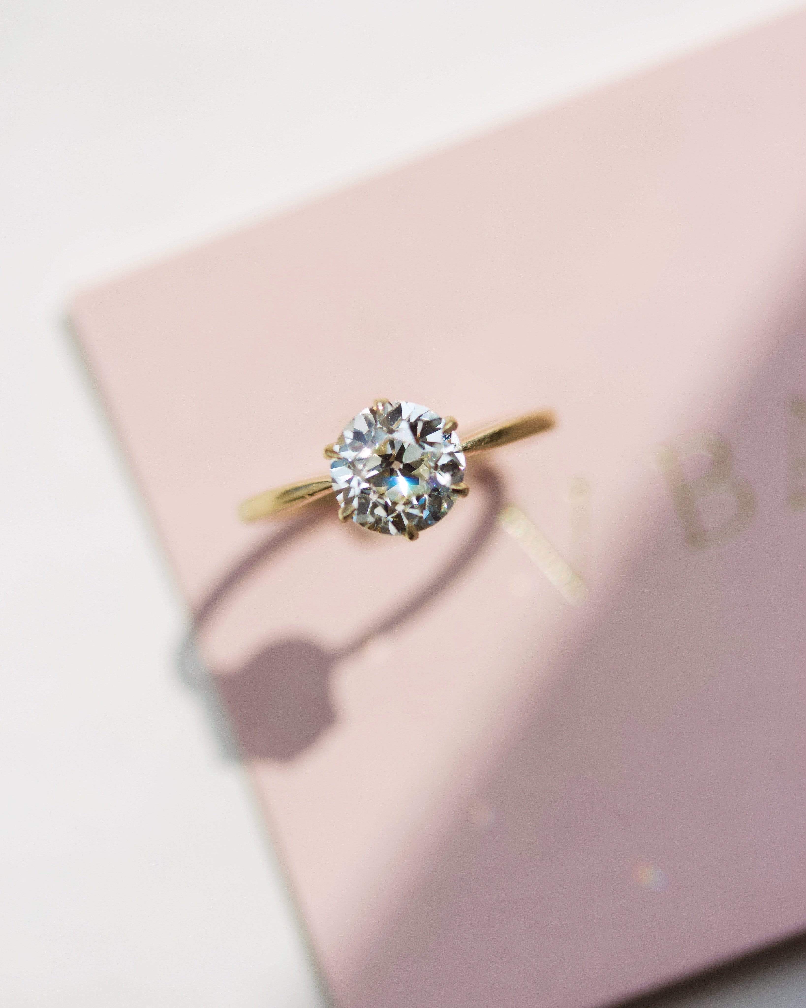 1.67ct old European cut diamond