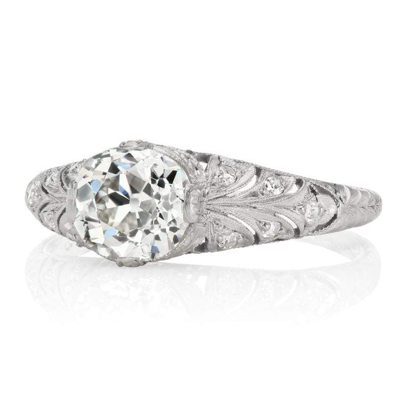 1.67ct old european cut diamond engagement ring