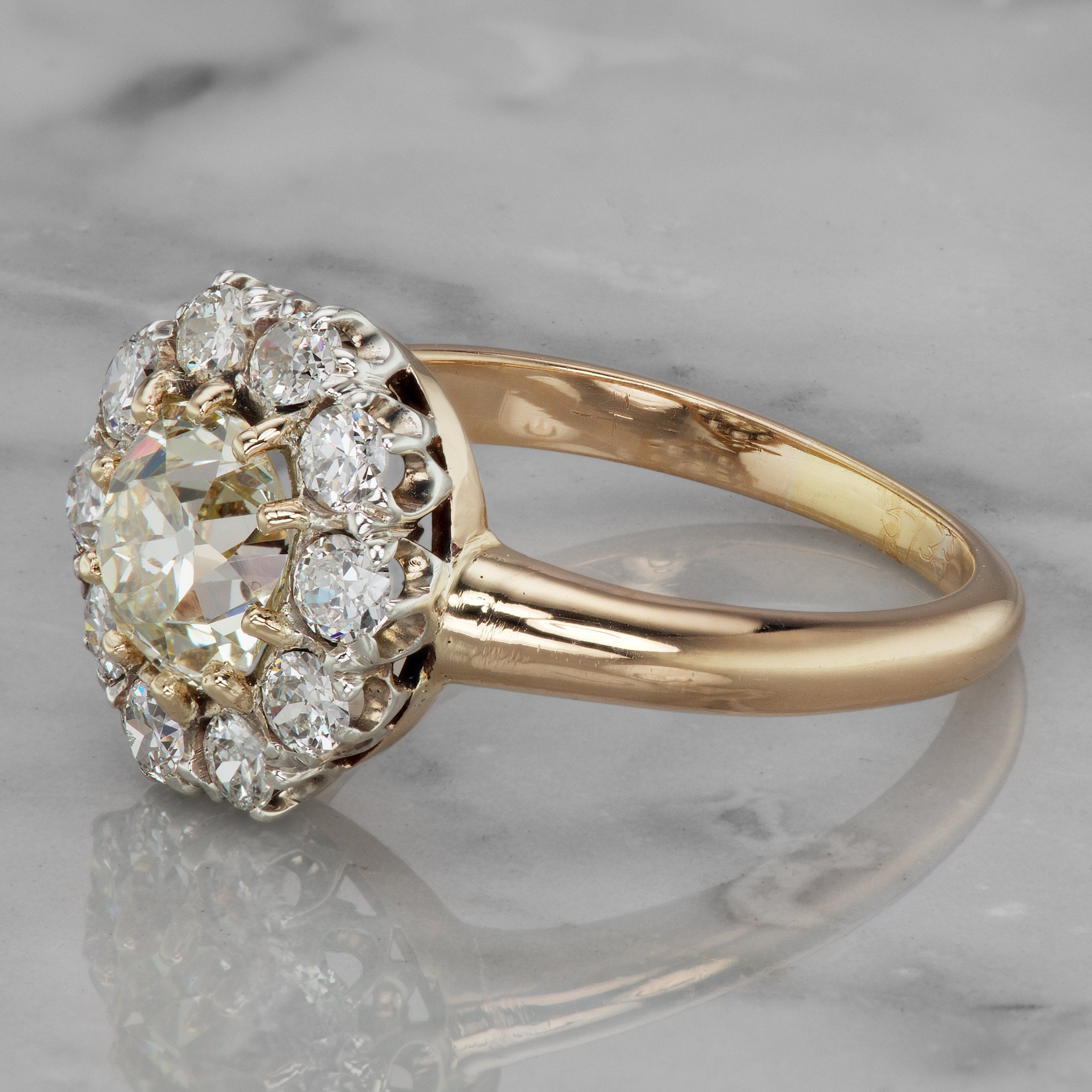 1.69ct old mine cut diamond