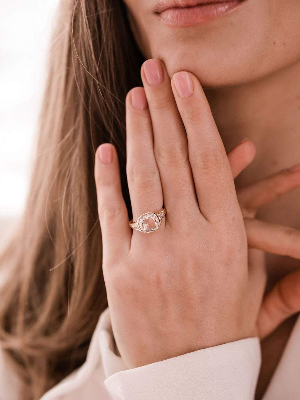 1.71 old mine cut diamond