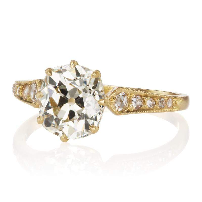 1.74ct old mine cut diamond