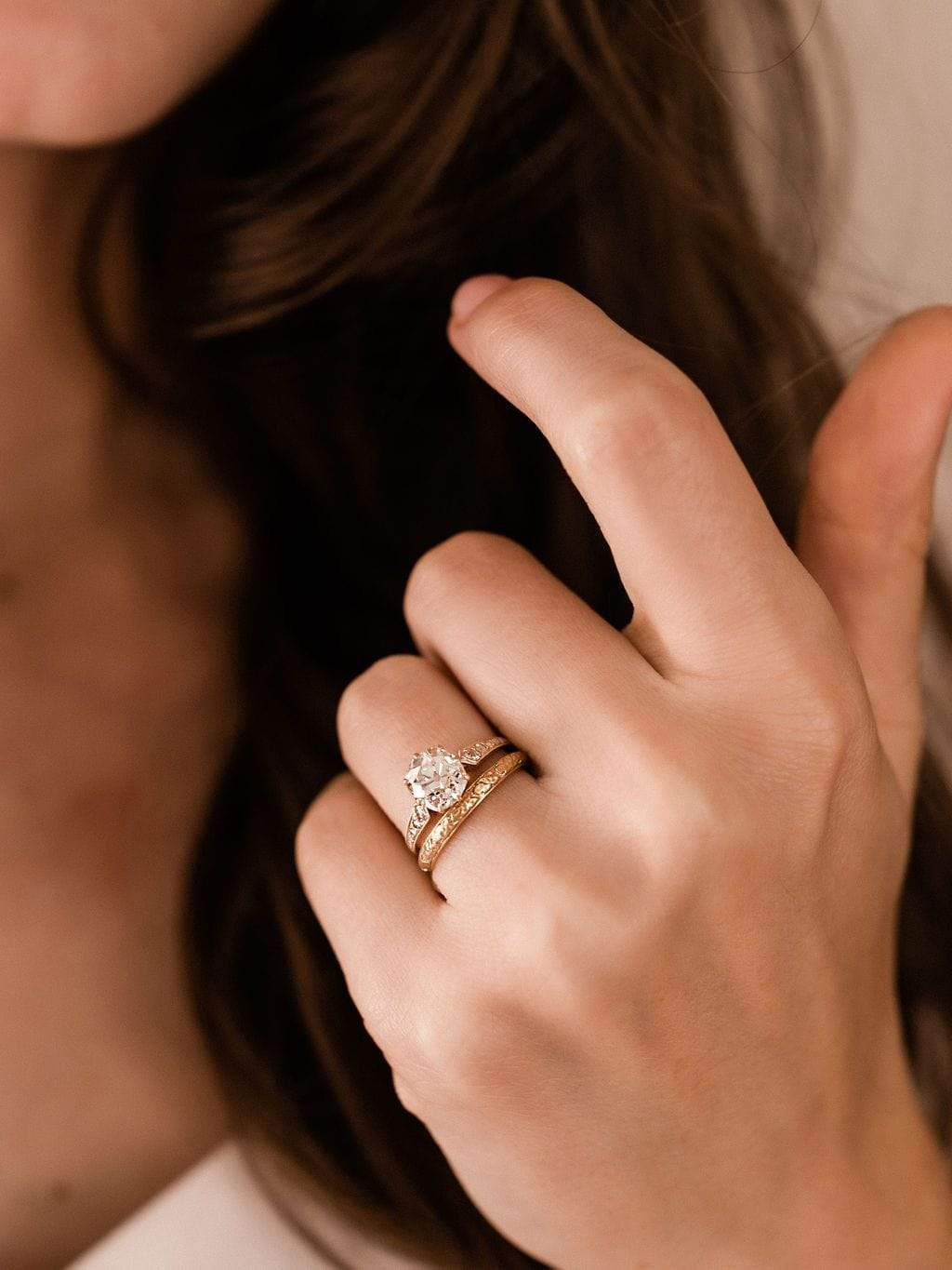 1.74ct old mine cut diamond