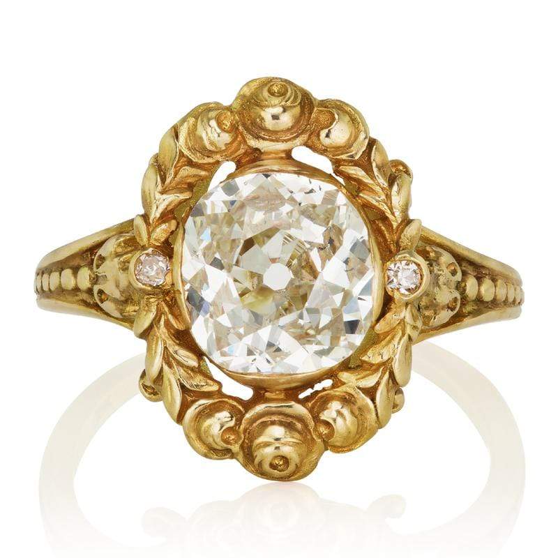 Oval Cushion Cut Diamond Engagement Ring | Victor Barbone