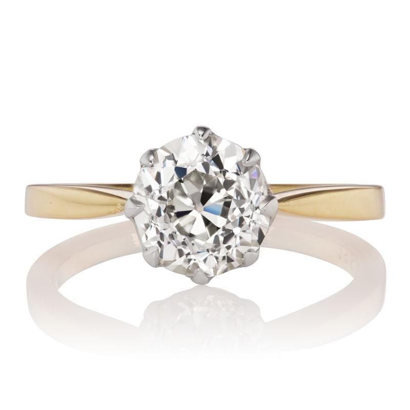 1.78 ct Ring - VB original Set in Platinum Basket