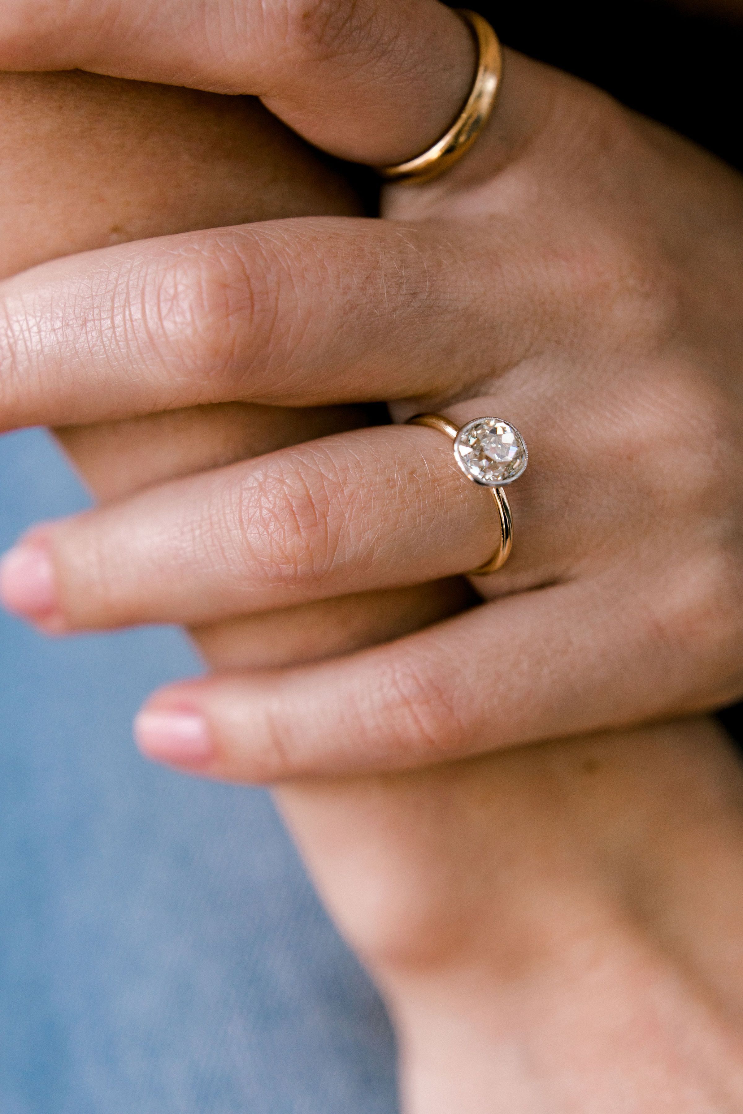 1.79ct old mine cut diamond