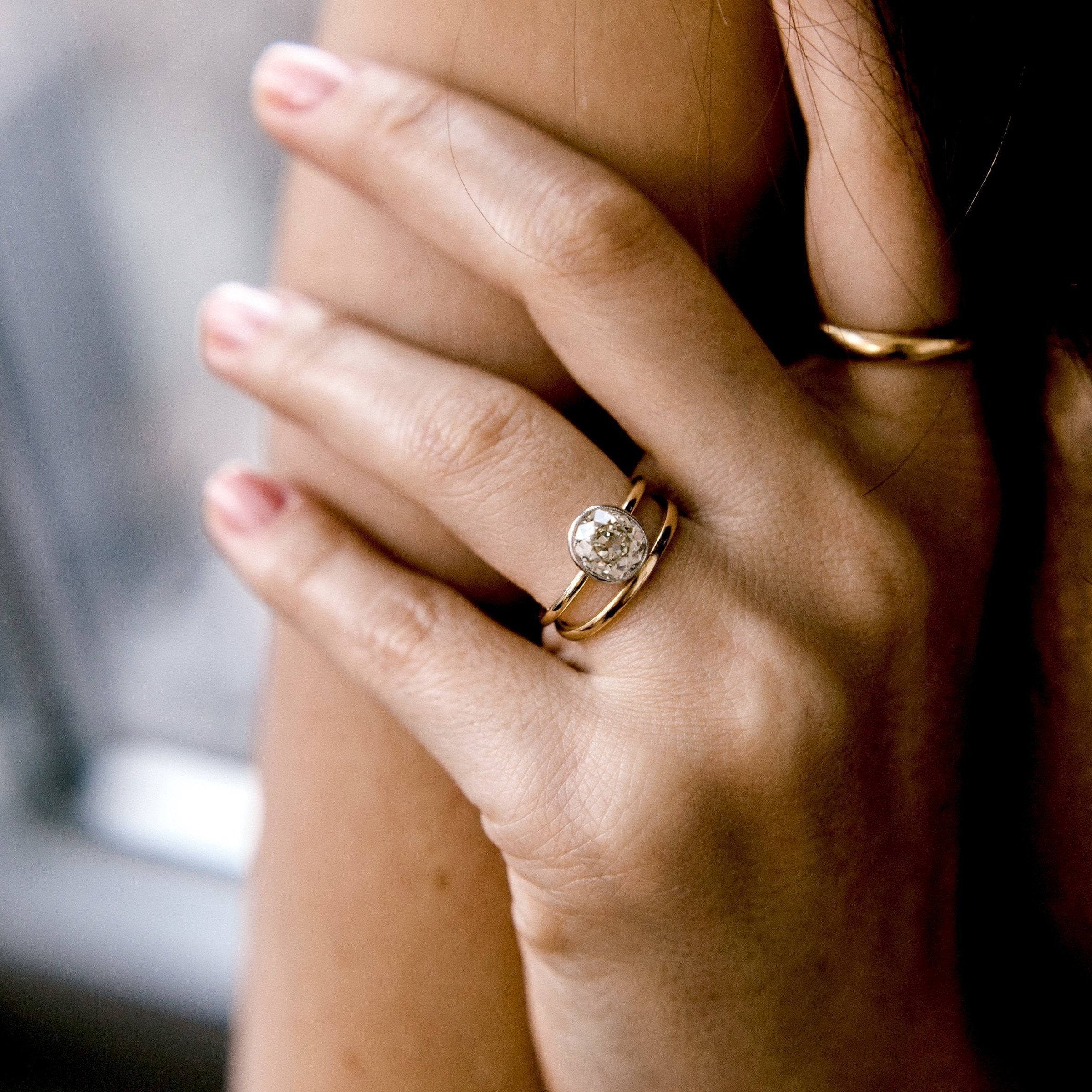 1.79ct old mine cut diamond