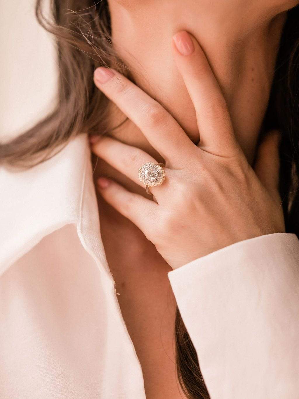 1.80ct old mine cut diamond