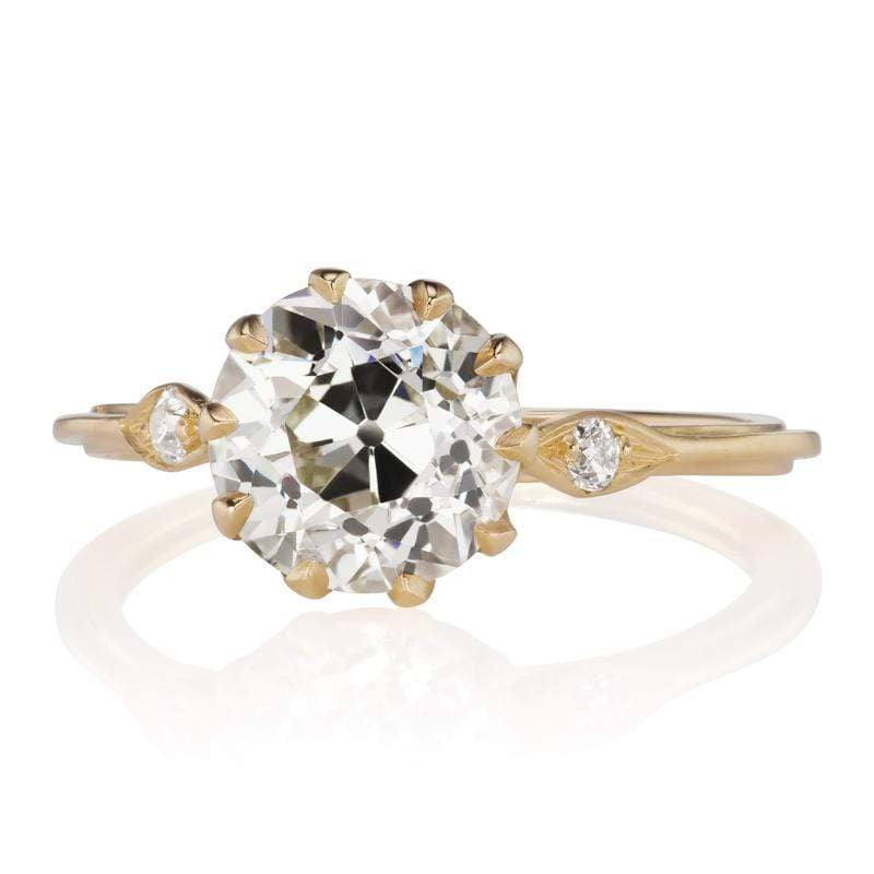 1.82ct Old European cut diamond diamond engagement ring
