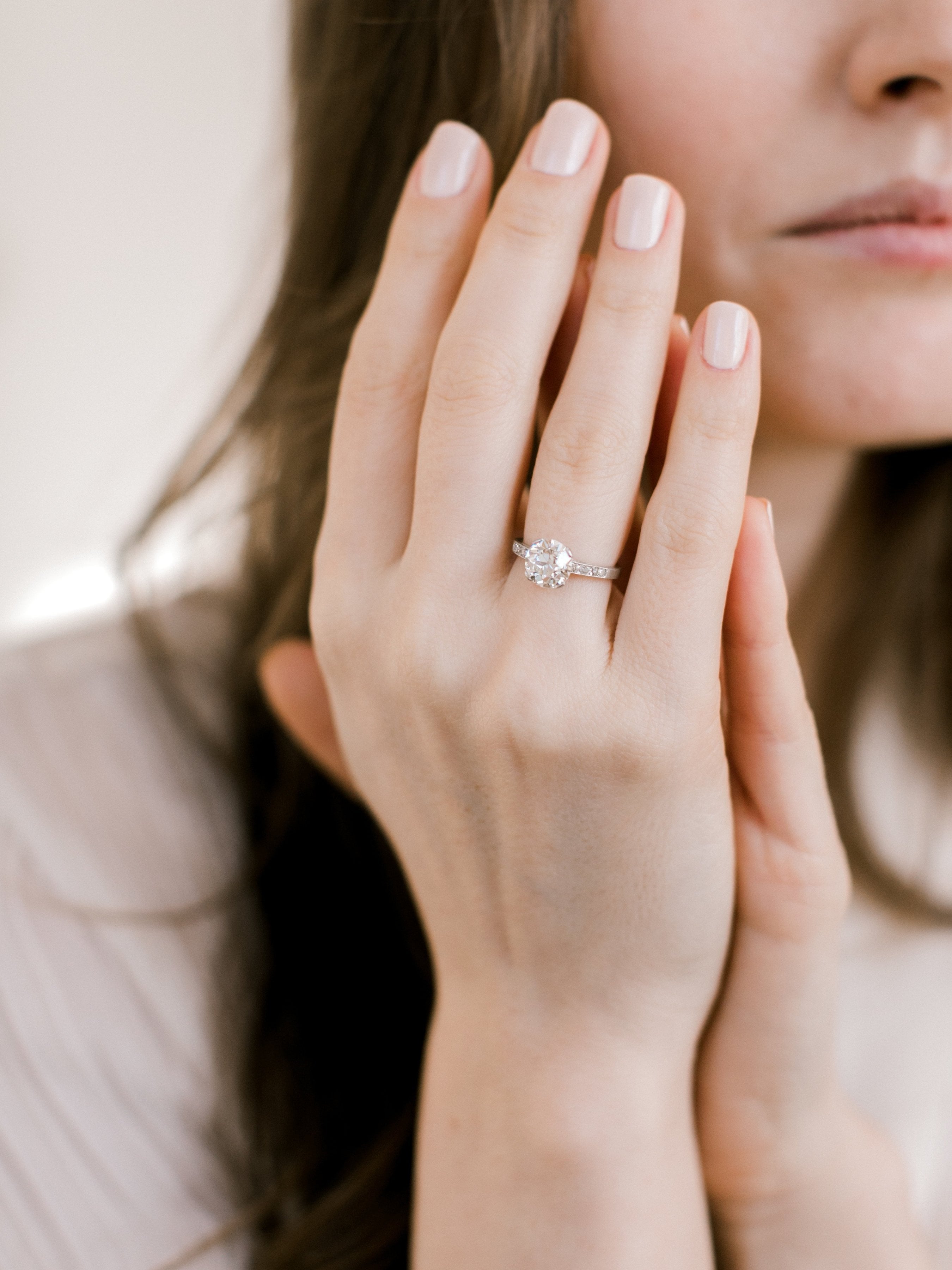 1.83 Carat Old European Cut Diamond