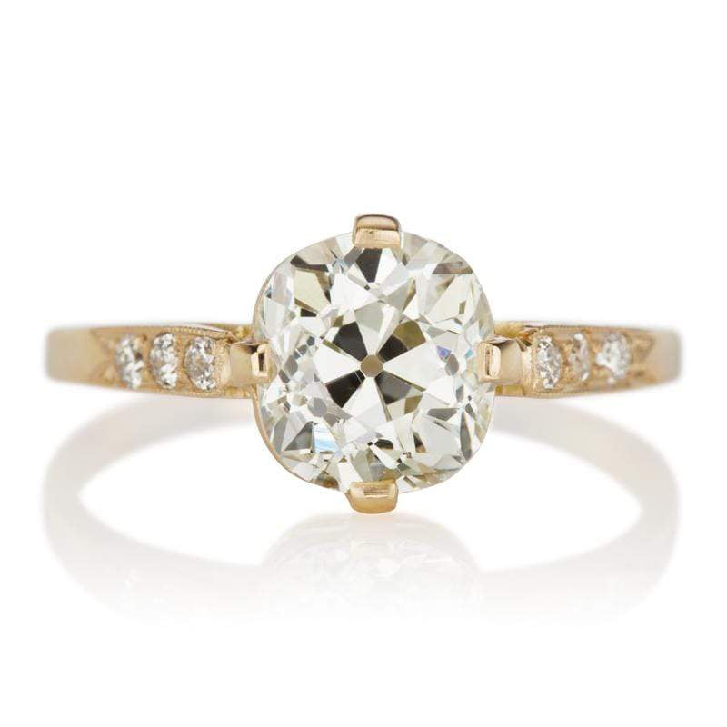 1.84ct L Color Diamond Engagement Ring