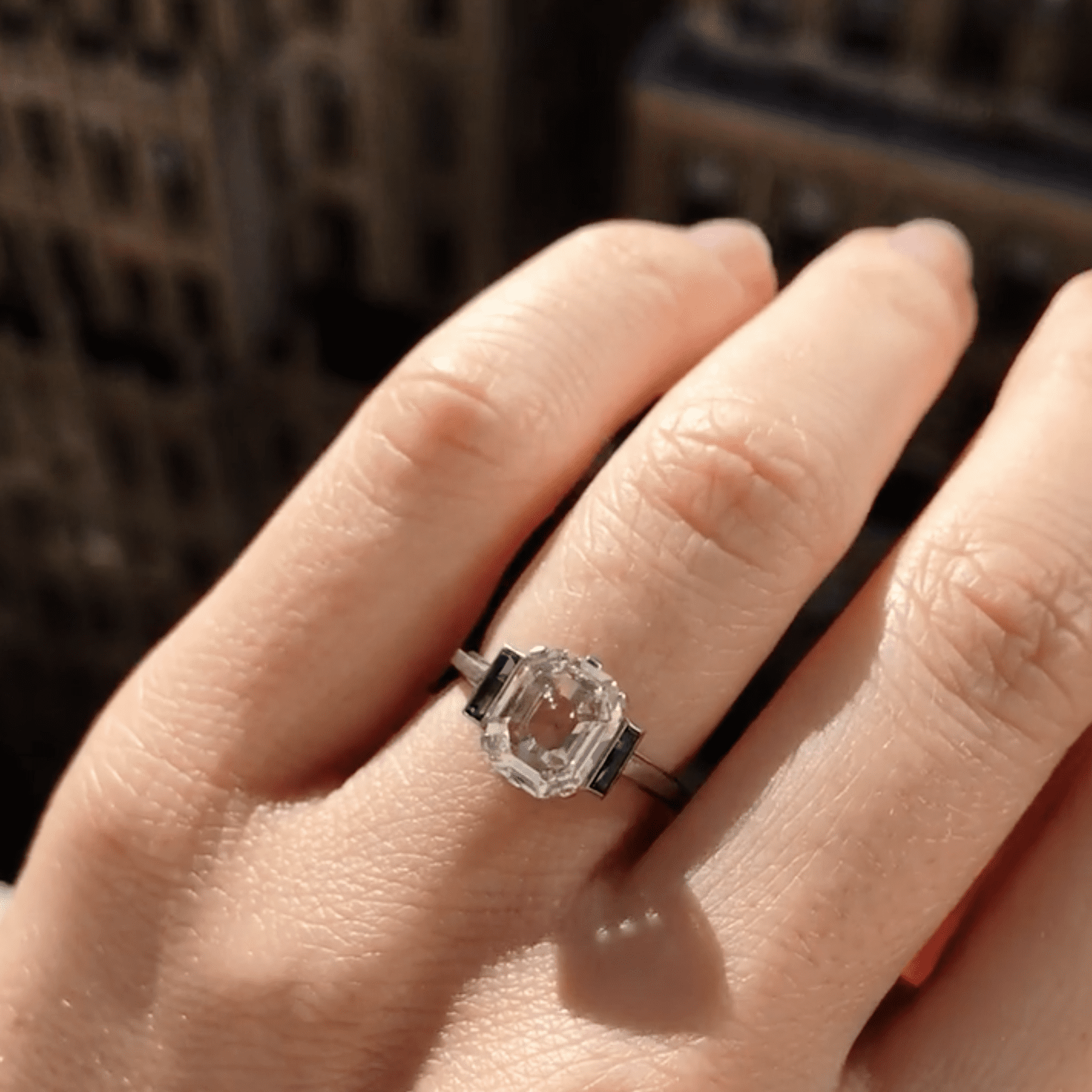 1.87 Carat Asscher Cut Diamond