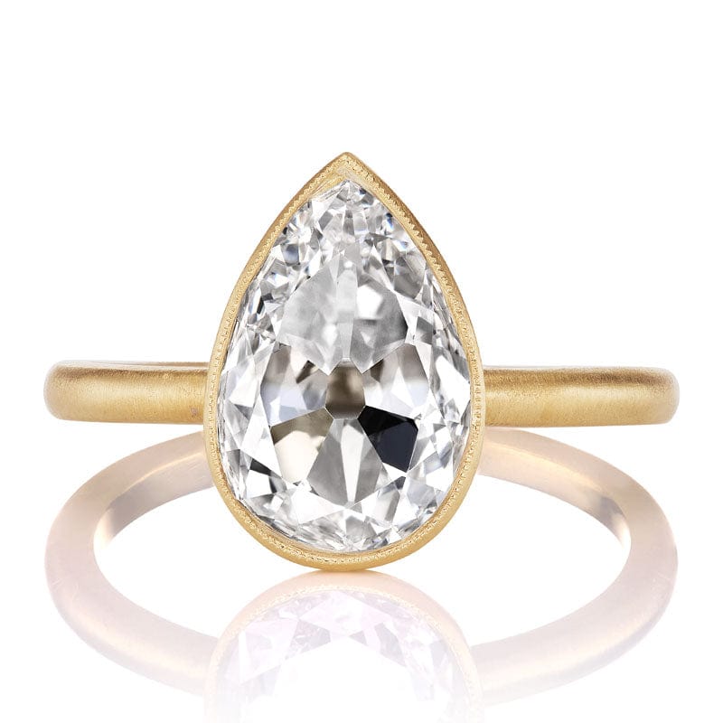 1.89 carat Pear Shaped Engagement Ring