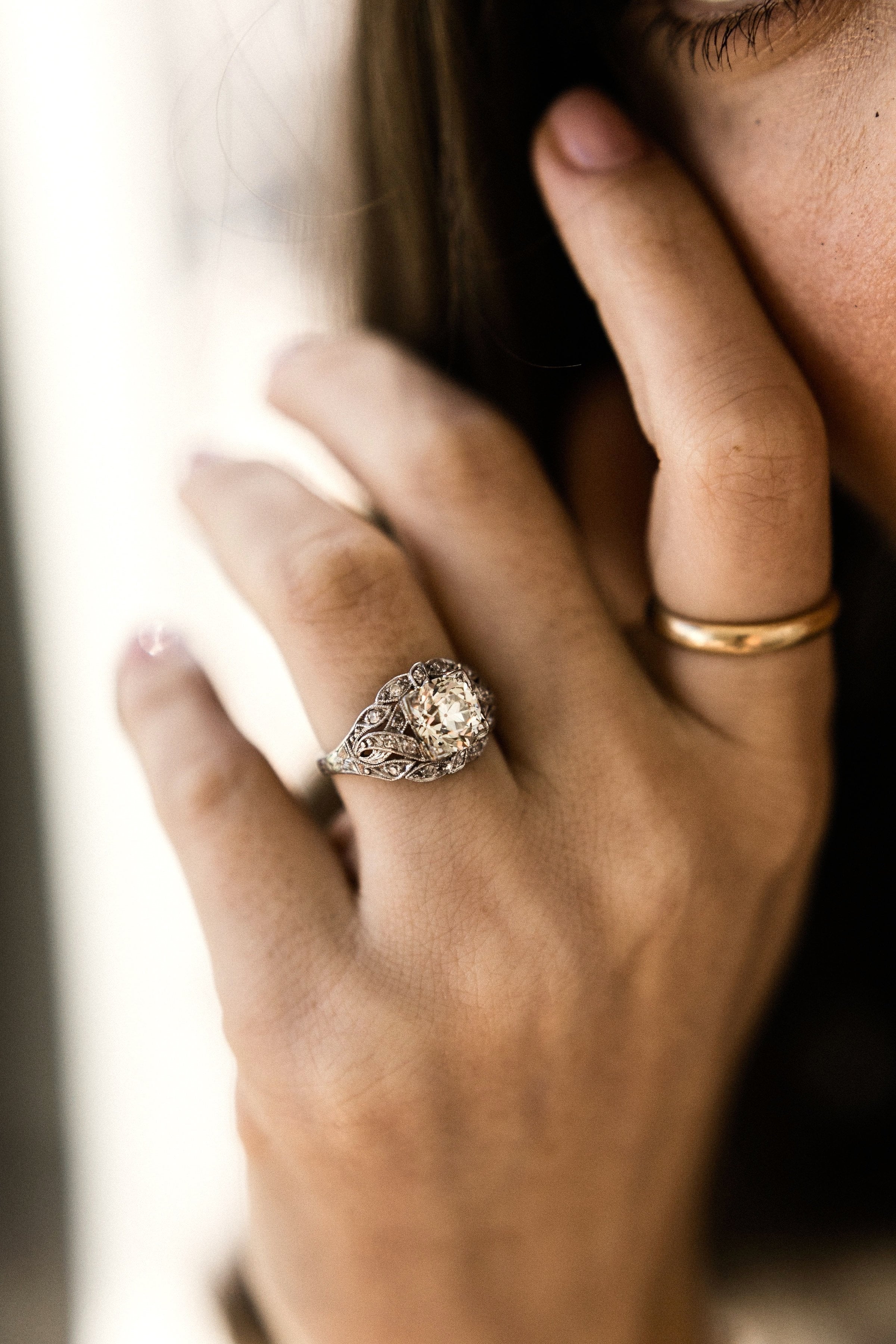 1.91ct old European cut diamond