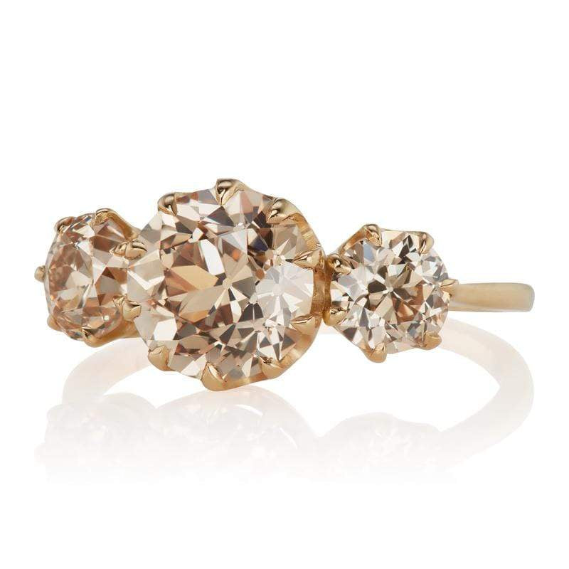 1.95ct old european cut diamond diamond engagement ring