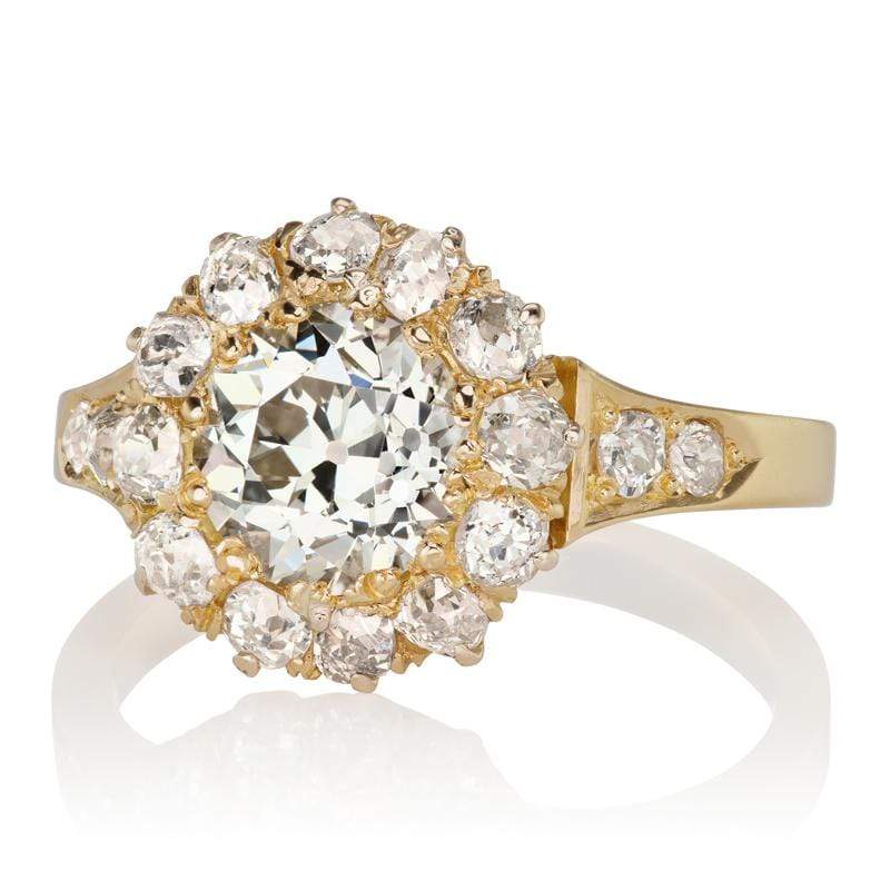 1.96ct old European cut diamond