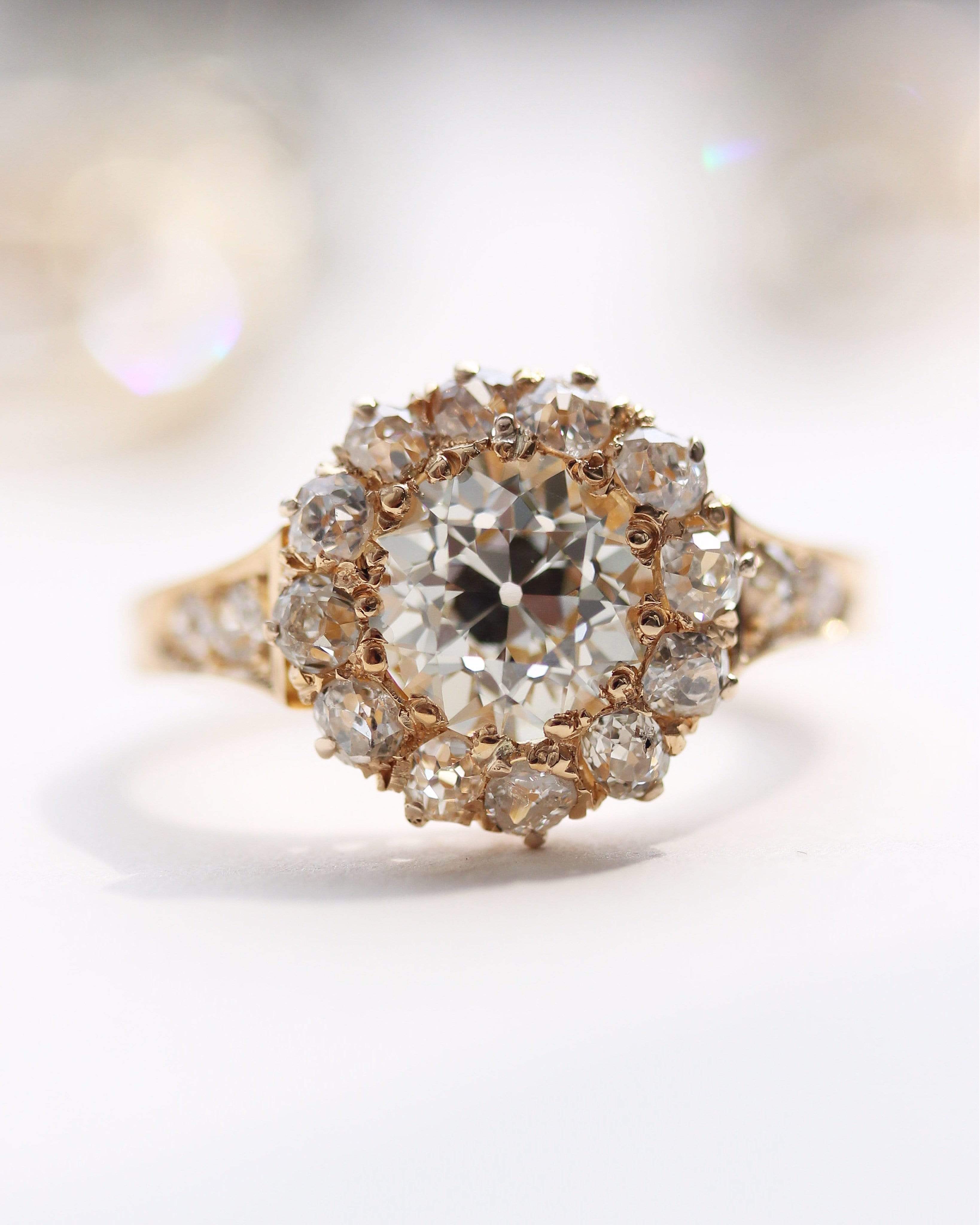 1.96ct old European cut diamond