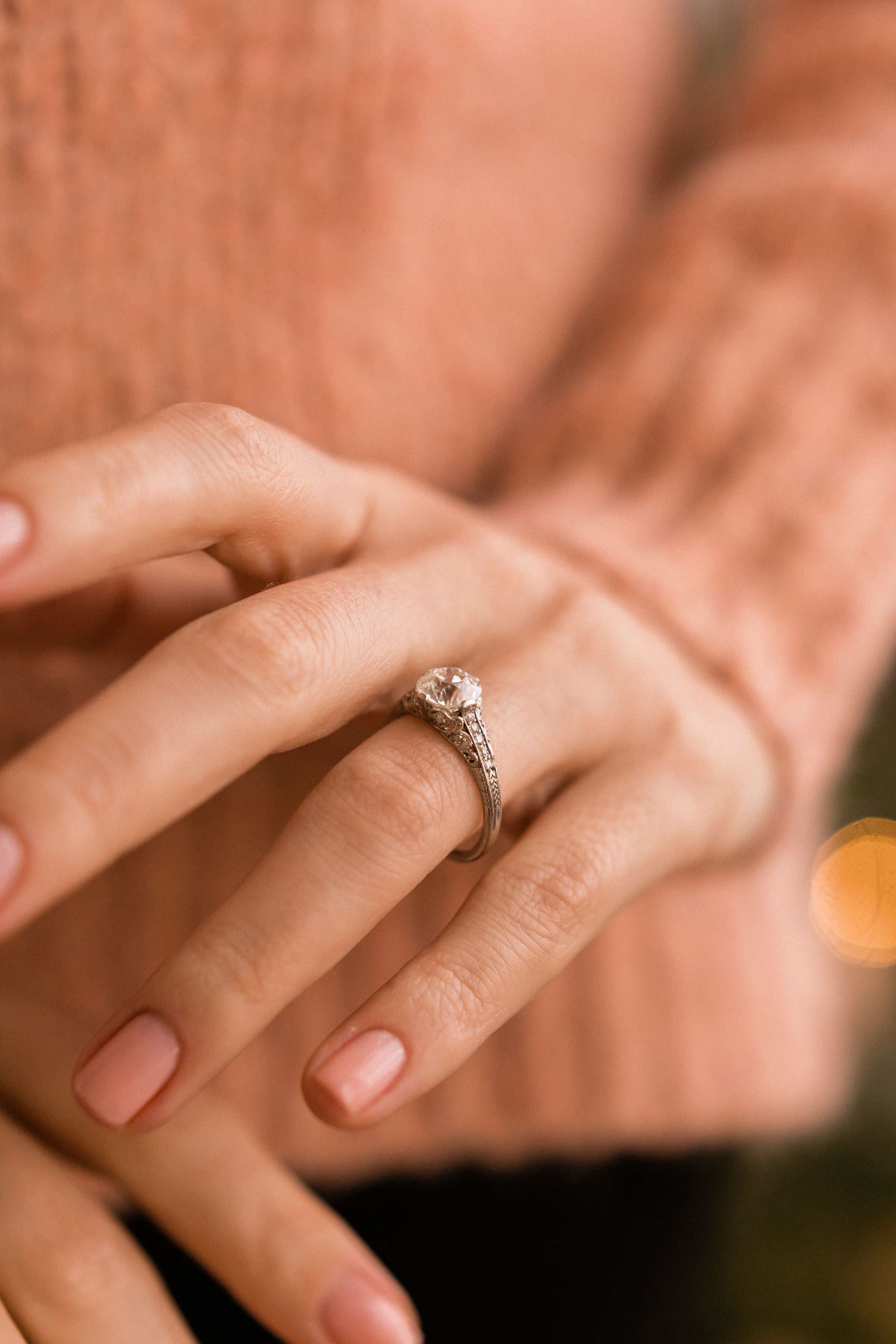 1.96ct old European cut diamond