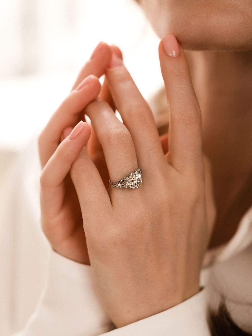 2.01ct old European cut diamond