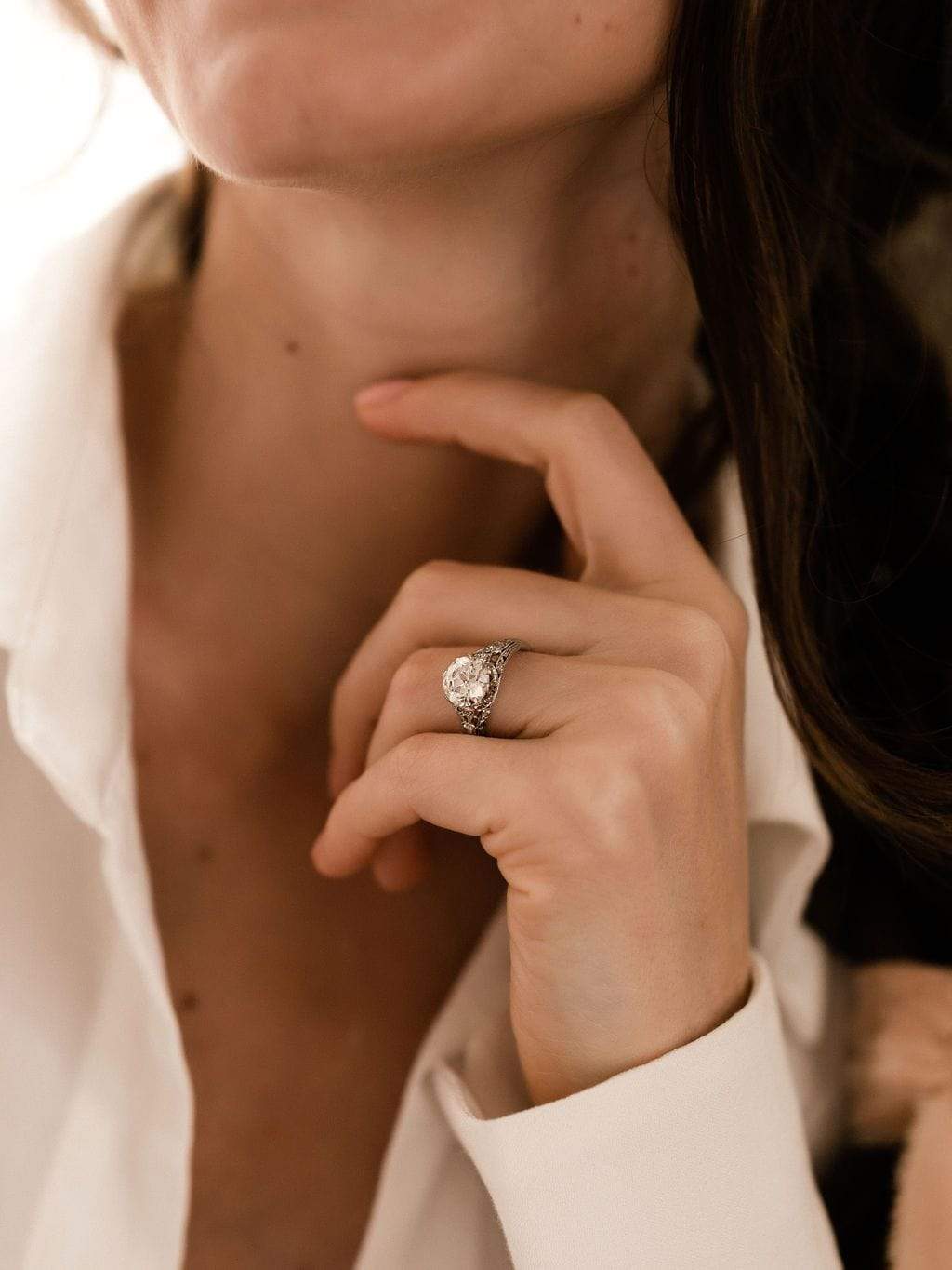 2.01ct old European cut diamond