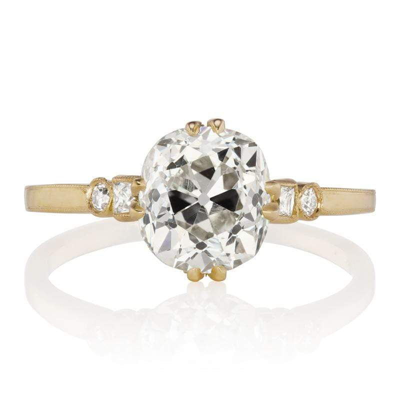 2 Carat Elongated Diamond Engagement Ring