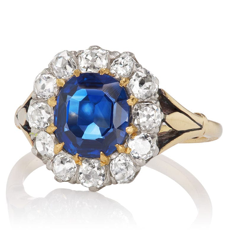 2.03ct Cambodian Sapphire diamond with gemstone