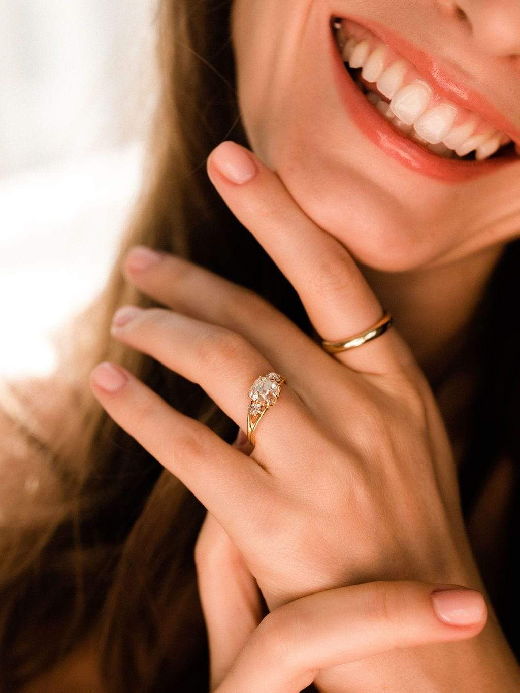 2.06ct old mine cut diamond