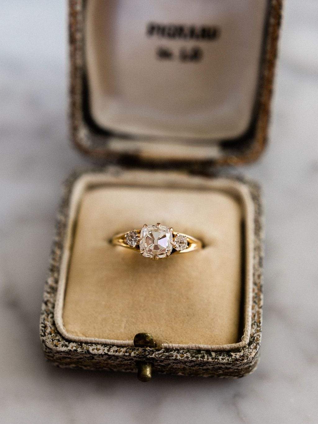 2.06ct old mine cut diamond