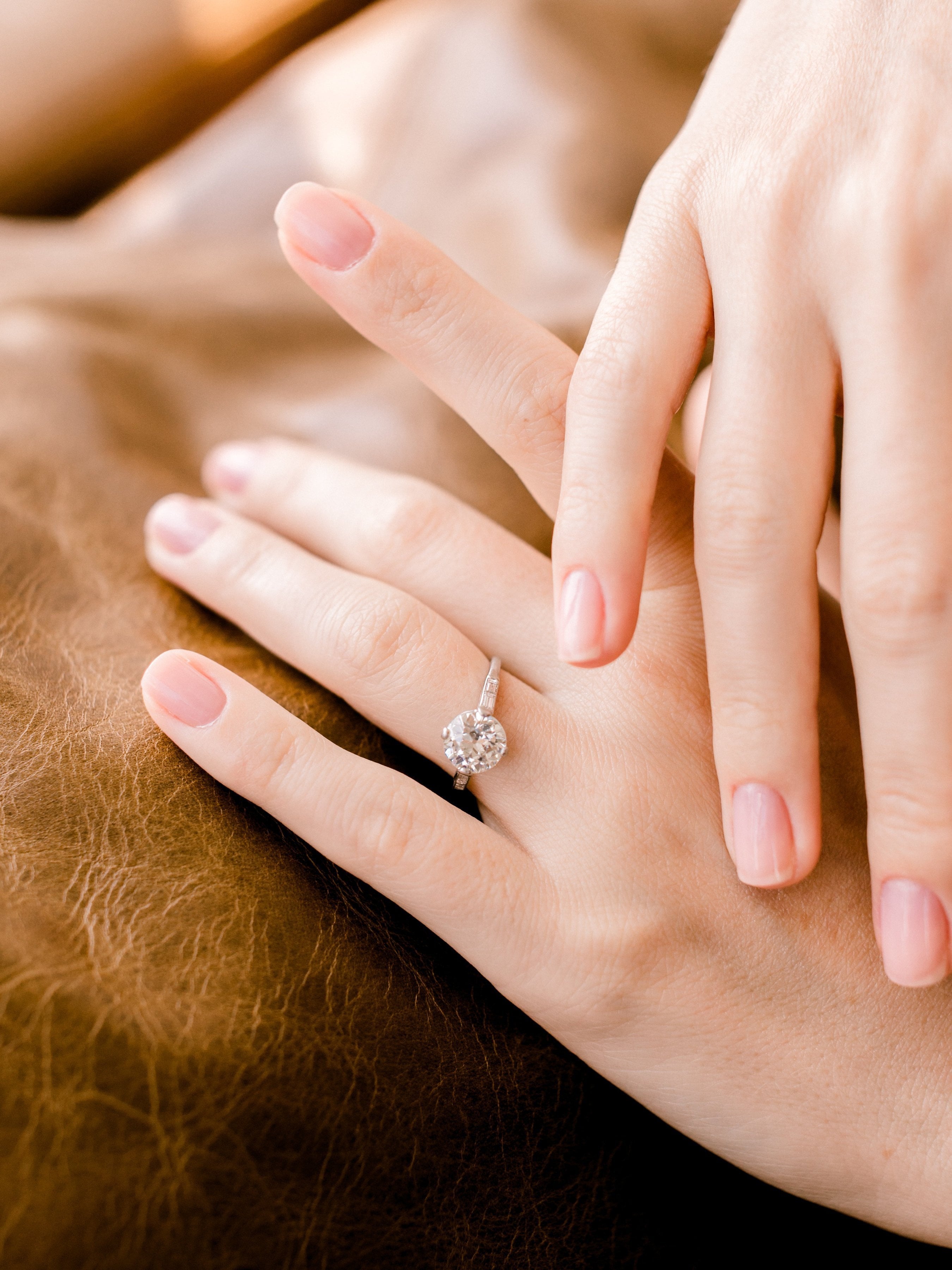 2.08ct old European cut diamond