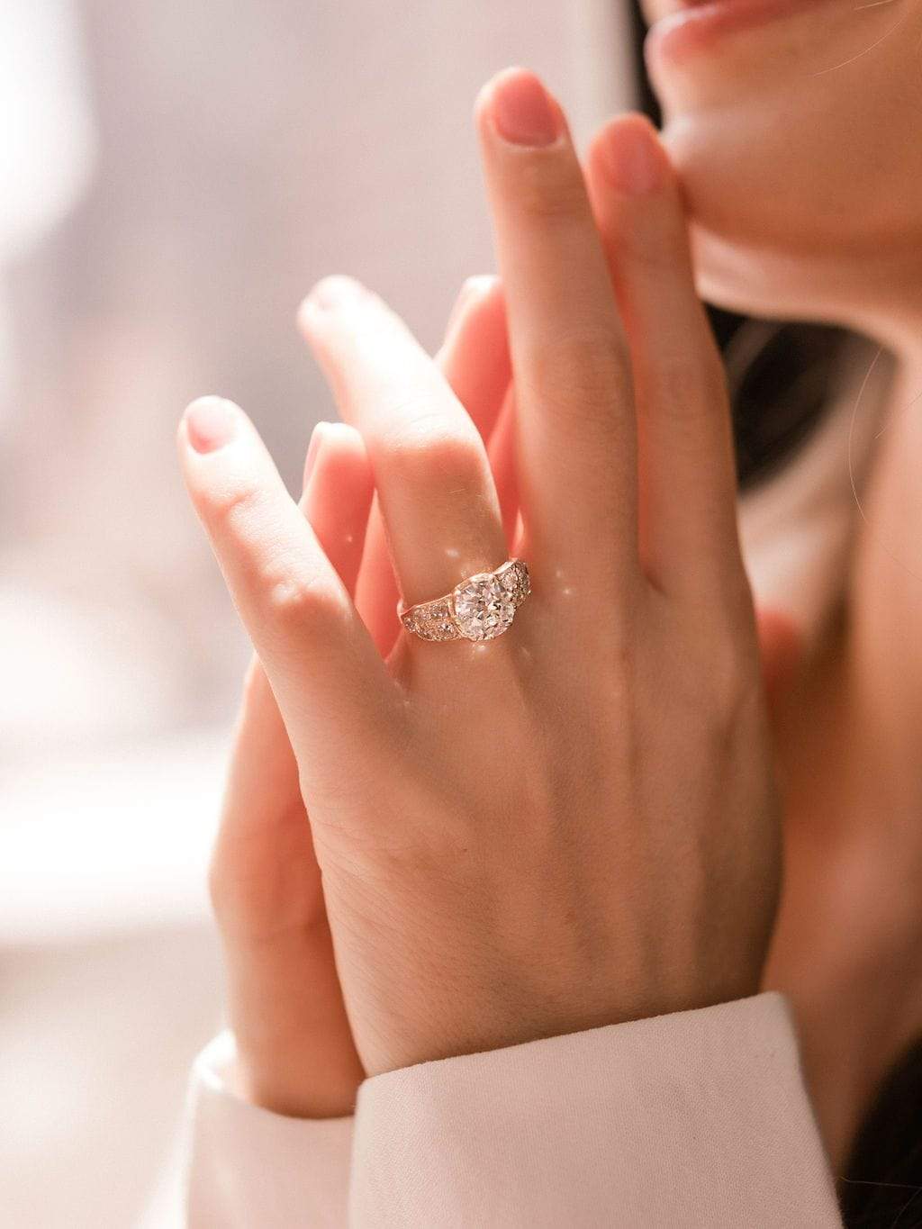 2.14ct old mine cut diamond