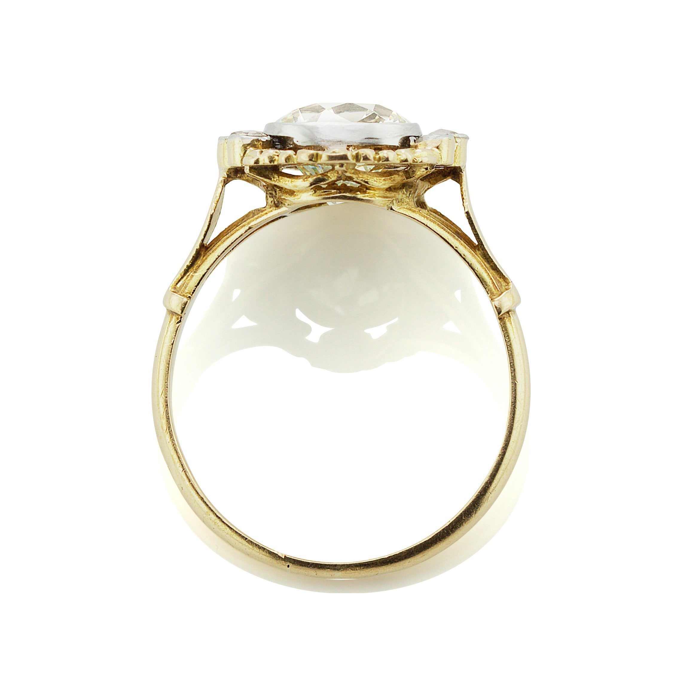 2.14ct old mine cut diamond