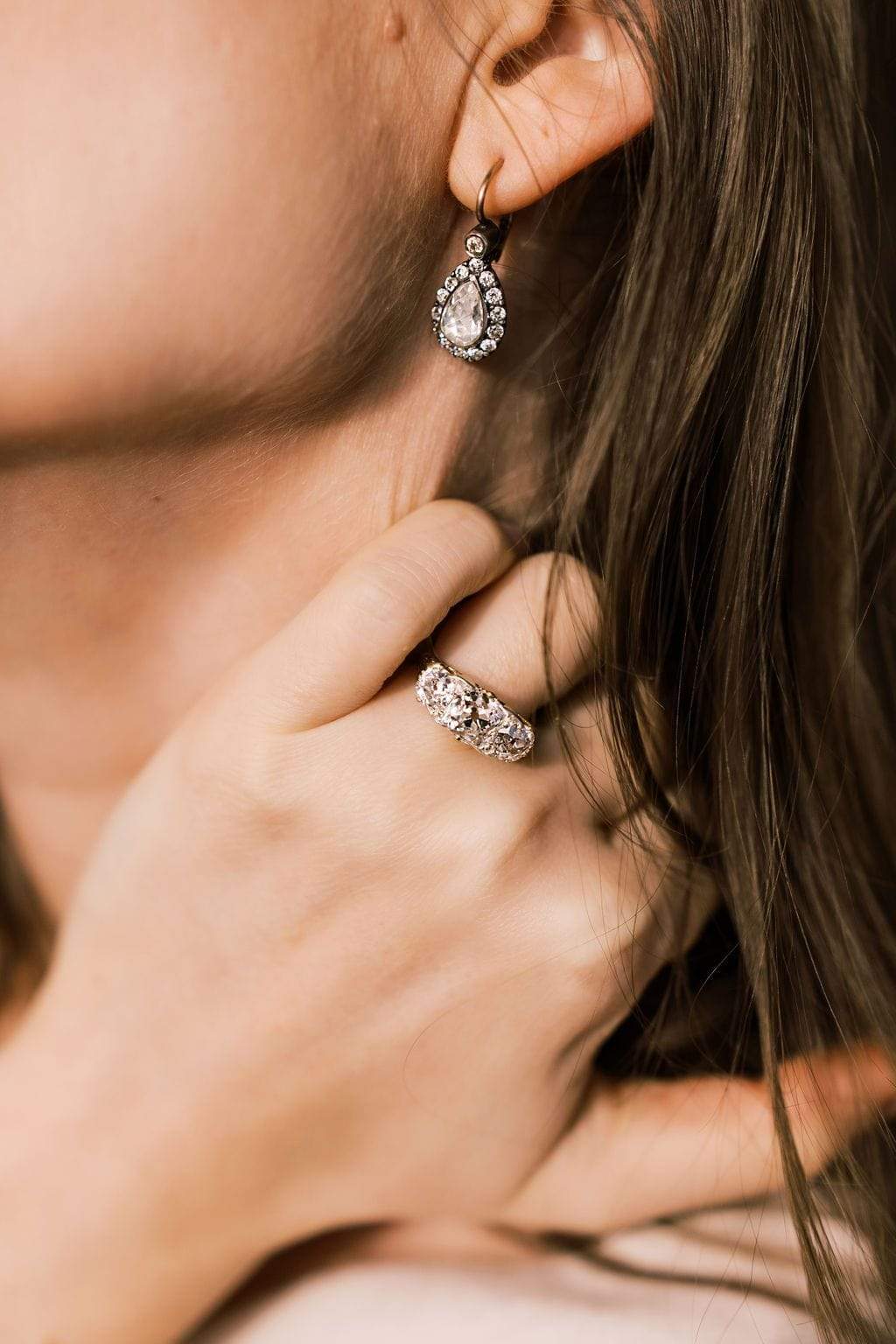 2.15ct old mine cut diamond Ring