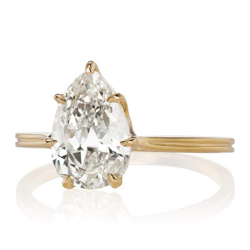 2.16ct Pear cut diamond