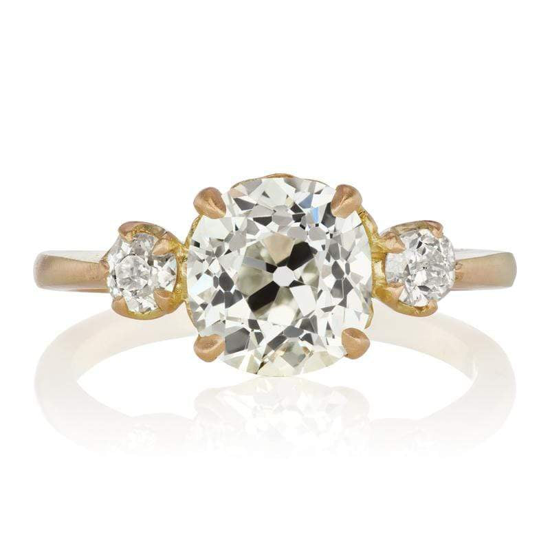 2 Carat Three Stone Diamond Engagement Ring