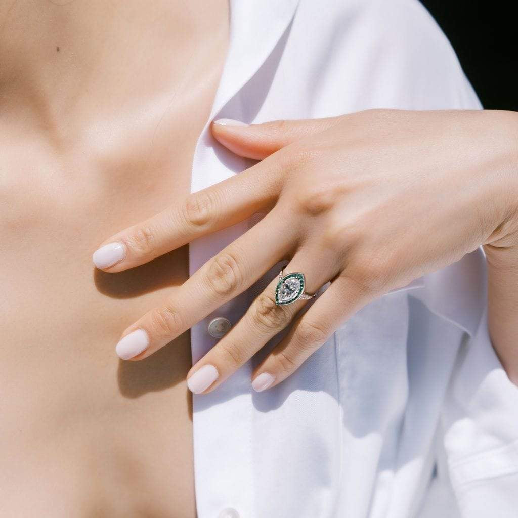 2.19ct Marquise cut diamond Ring