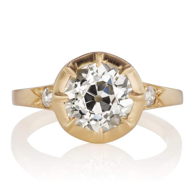 2.23 ct Collet Set Diamond Engagement Ring