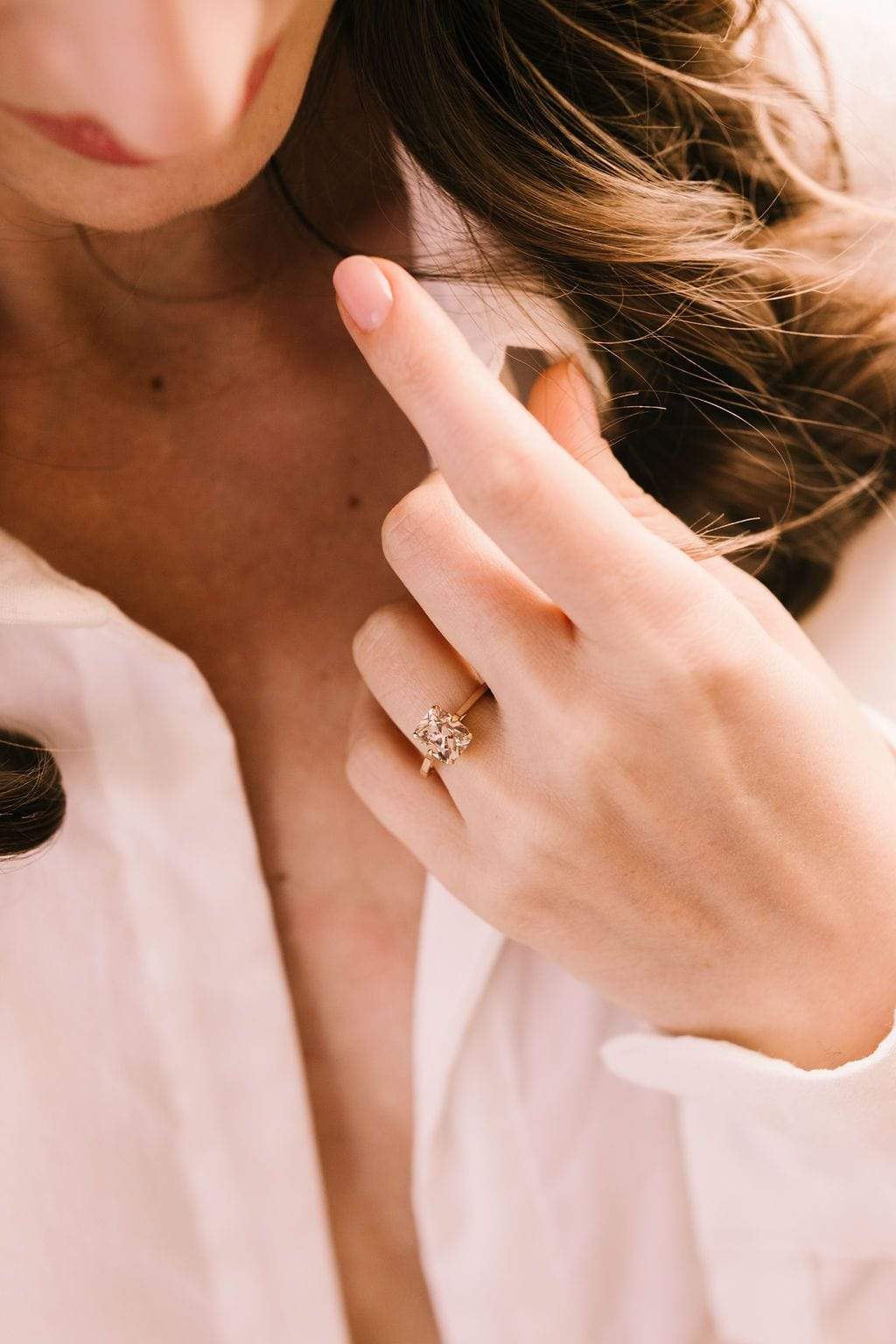 2.25ct antique cushion diamond