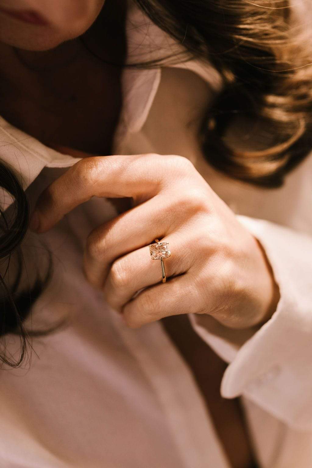 2.25ct antique cushion diamond