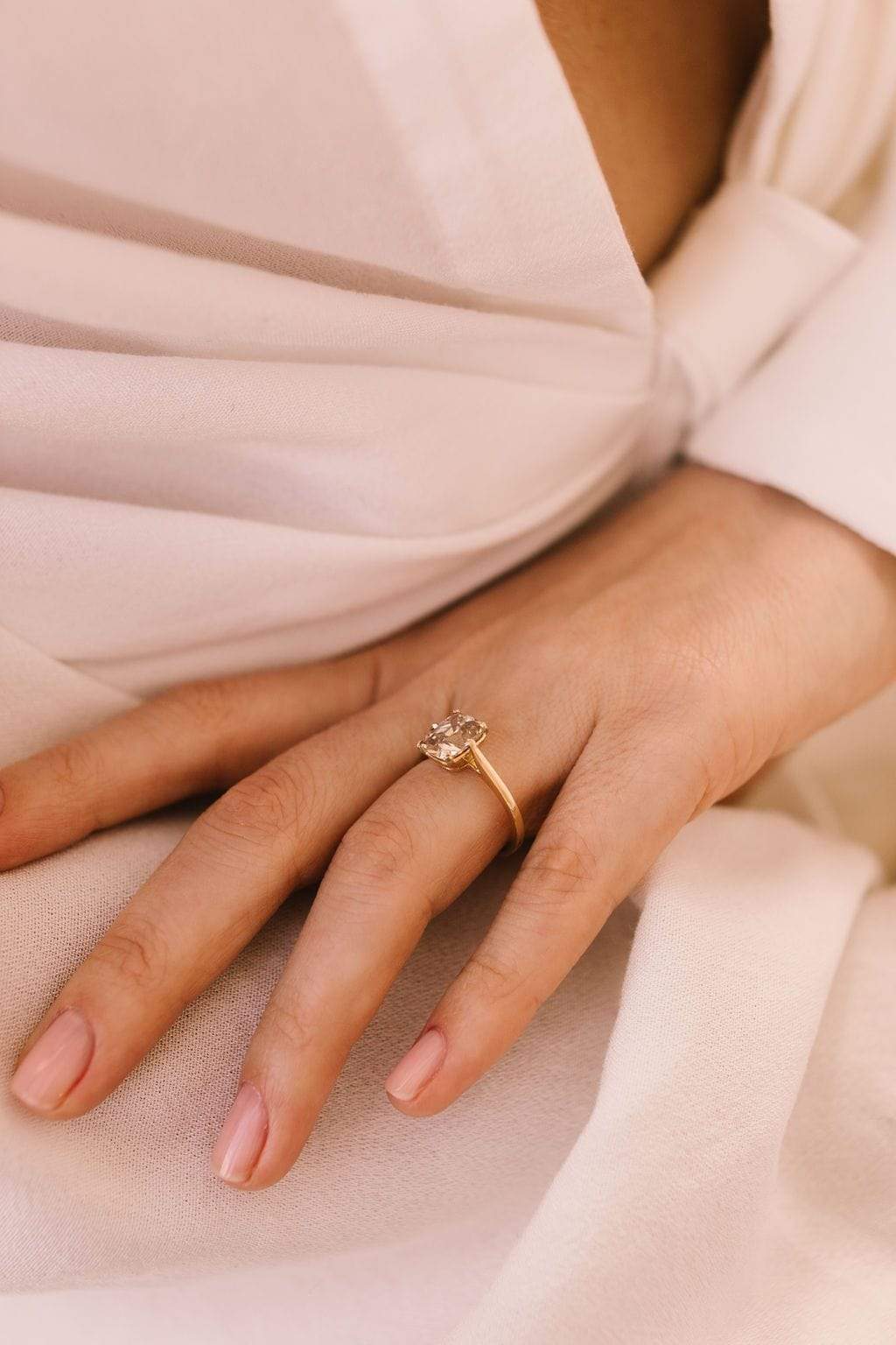 2.25ct antique cushion diamond