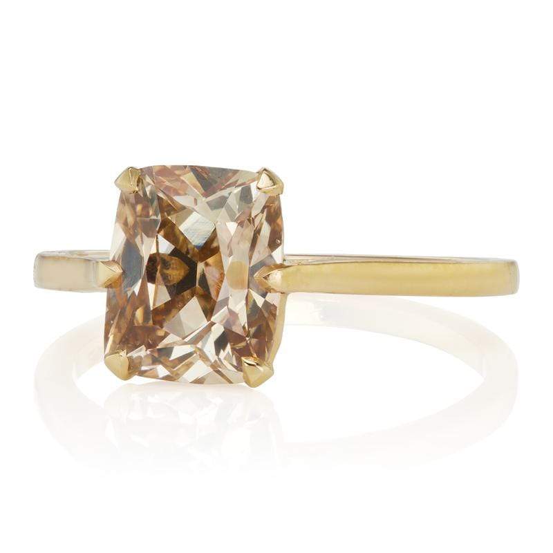 2.25ct antique cushion diamond