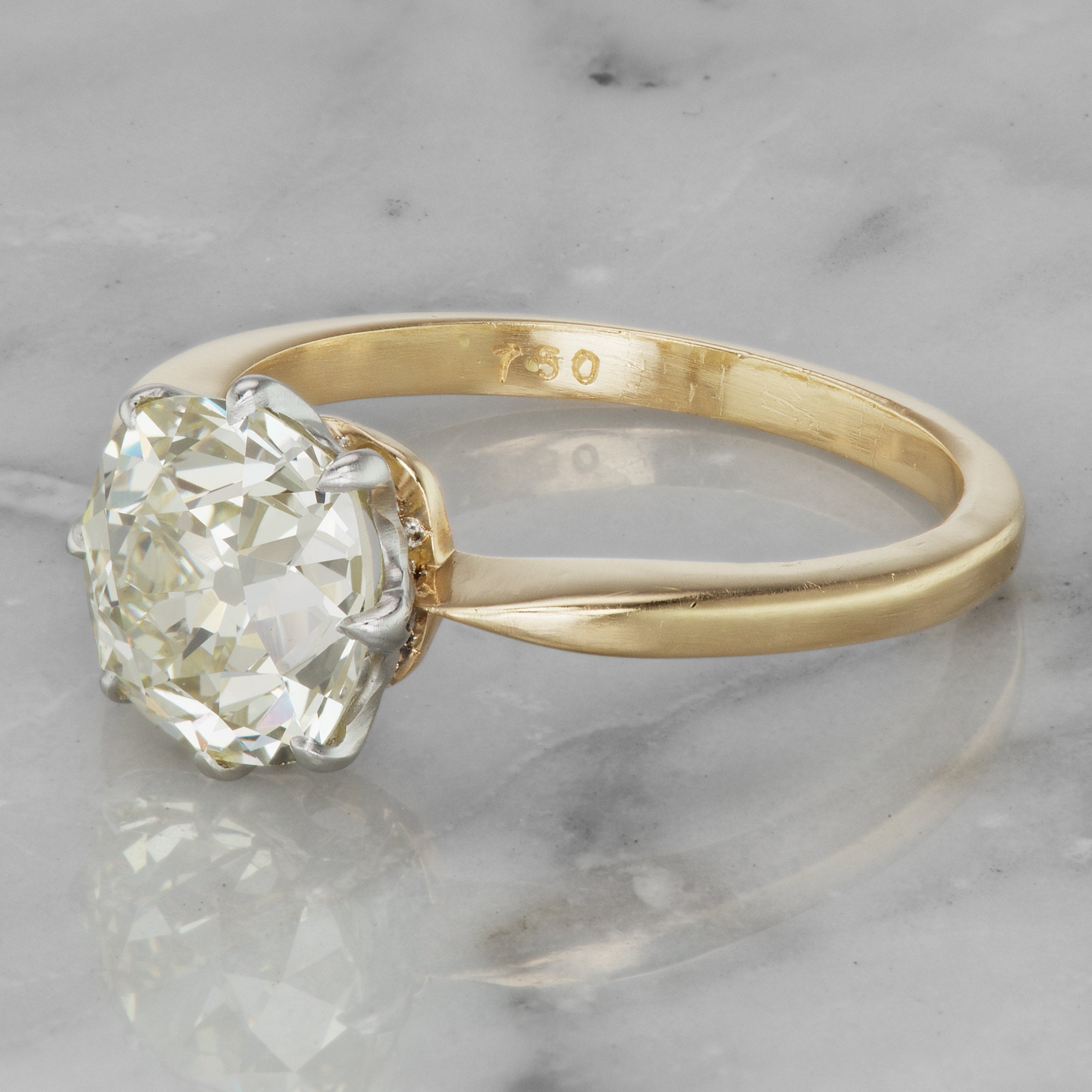 2.29ct old mine cut diamond